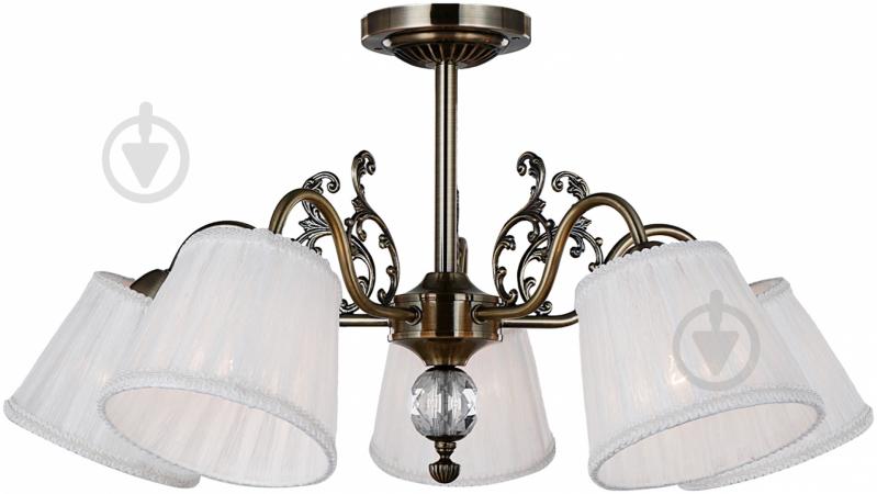 Люстра потолочная Victoria Lighting 5xE14 белый Loren/PL5 - фото 1