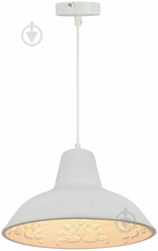 Підвіс Victoria Lighting 1x60 Вт E27 білий Top/SP1 white - фото 1