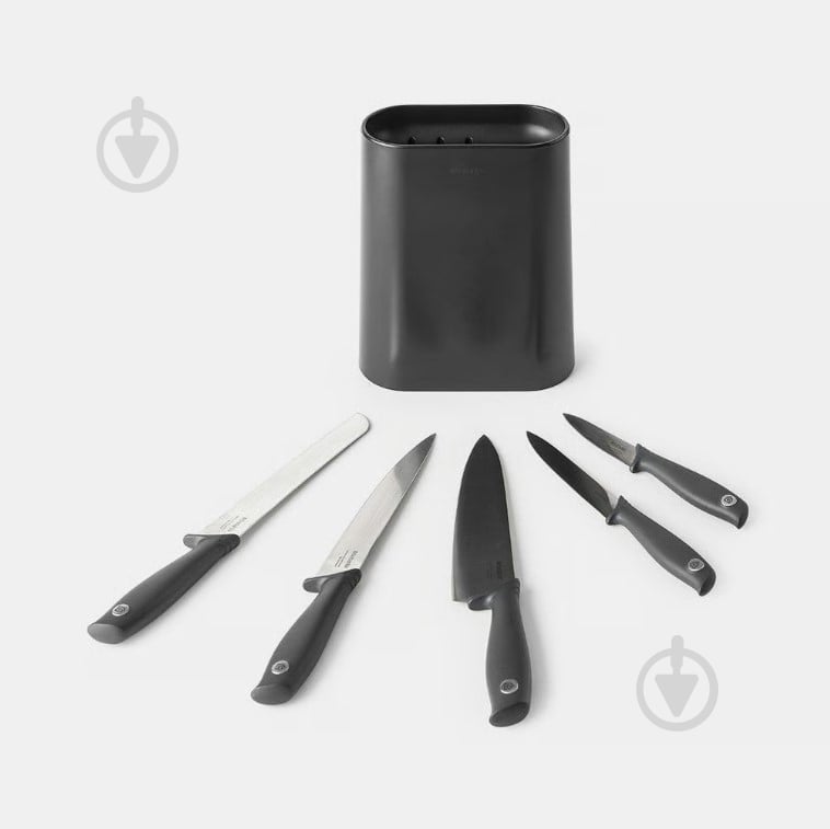 Набор ножей в колоде Brabantia Tasty+ 6 предметов 123061 - фото 1