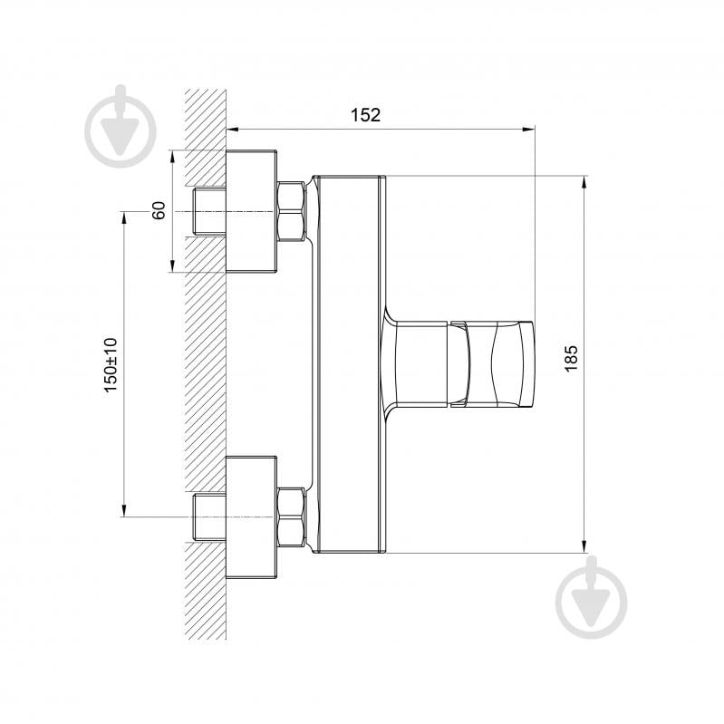 Смеситель для душа Koller Pool Tera (1126320305) - фото 3