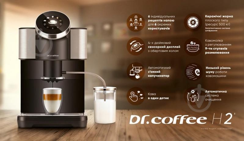 Кофемашина Dr. Coffee H2 Black - фото 4