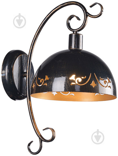 Бра Victoria Lighting 1x60 Вт E27 чорний Florence/АР1 black - фото 1