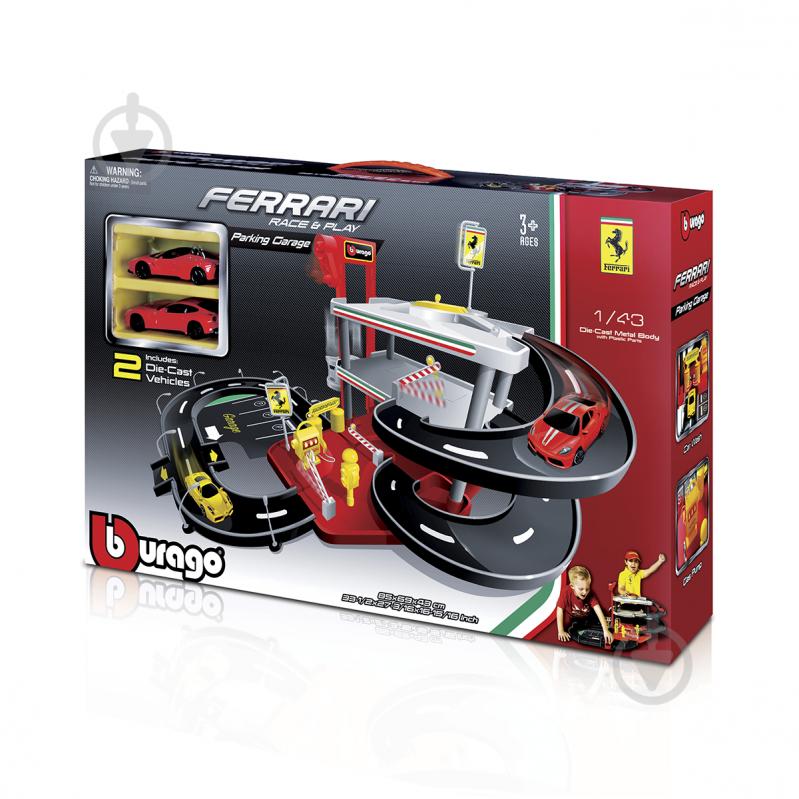 Игровой набор Bburago Гараж FERRARI 1:43 18-31204 - фото 6