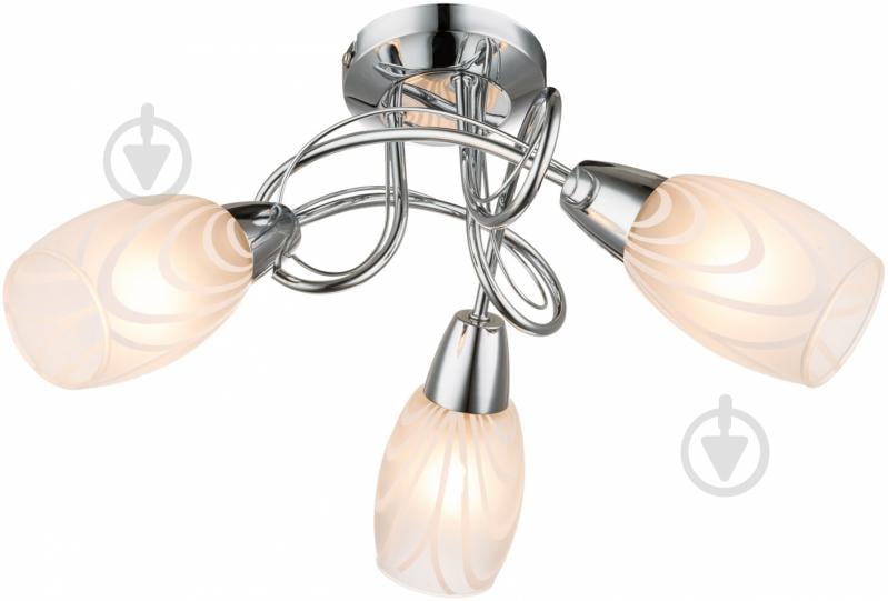 Люстра потолочная Globo 3xE14 хром 67131-3 - фото 1 Люстра потолочная Globo 3xE14 хром 67131-3 - фото 1