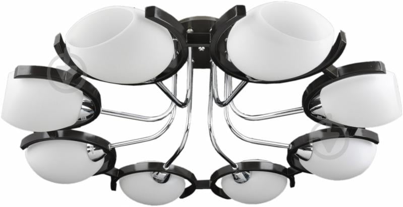 Люстра потолочная Китай 8xE14 белый/венге Odeon/PL8 - фото 1