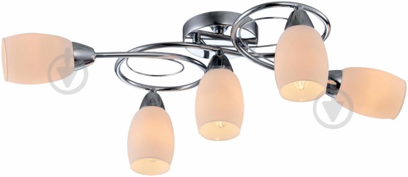 Люстра потолочная Globo 5xE14 хром 541002-5D - фото 1 Люстра потолочная Globo 5xE14 хром 541002-5D - фото 1