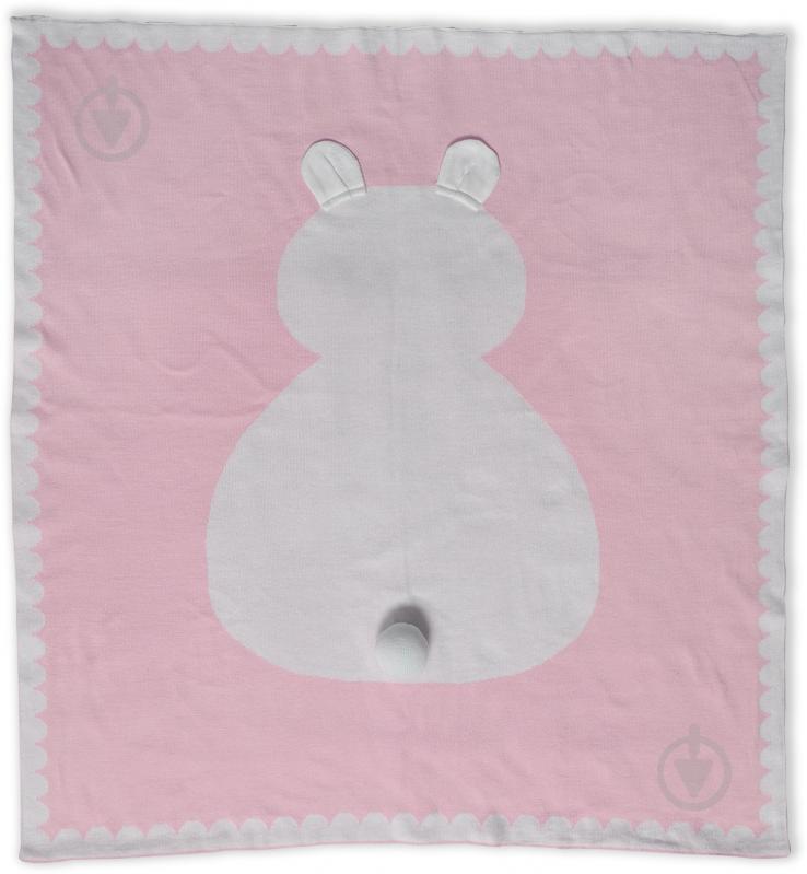 Простынь 90х90 см розовый 1265 - фото 1