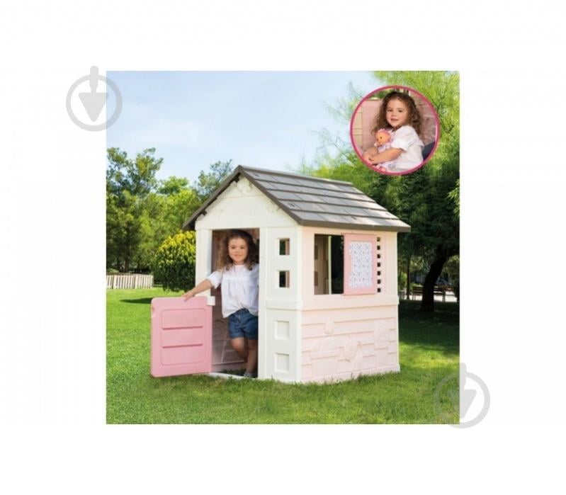 Домик Smoby Королле с роздвижными ставнями, 98х110х127 см, 2+ 810720 - фото 4