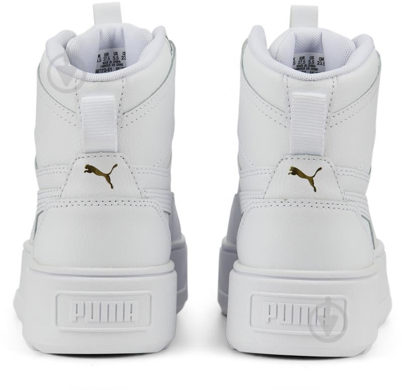 Кросівки жіночі демісезонні Puma KARMEN REBELLE MID 38721301 р.35,5 білі - фото 3