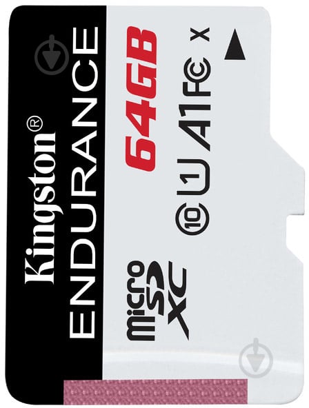 Карта памяти Kingston High Endurance microSDXC Card 64GB Class 10 UHS-I U1 A1 - фото 1