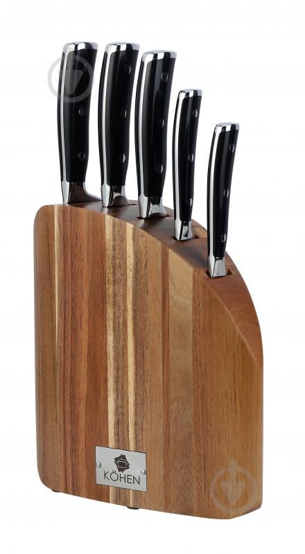 Набор ножей в колоде Kohen Prestige Pro Blade 6 предметов KN92000 - фото 1