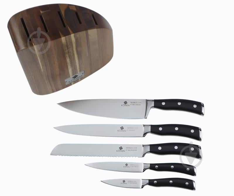 Набор ножей в колоде Kohen Prestige Pro Blade 6 предметов KN92000 - фото 2