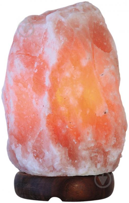 Настільна лампа соляна Rabalux Rock 1x15 Вт E14 помаранчевий 4120 - фото 1