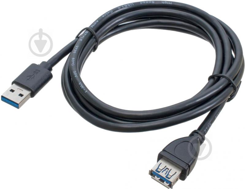 Дата-кабель Patron USB Am – USB Af 3 м Black (CAB-PN-AMAF3.0-3M) CAB-PN-AMAF3.0-3M - фото 1