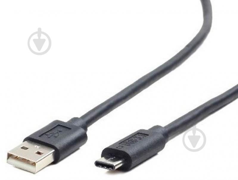 Дата-кабель Real-el Type-C – USB 2.0 1 м черный (EL123500016) - фото 1