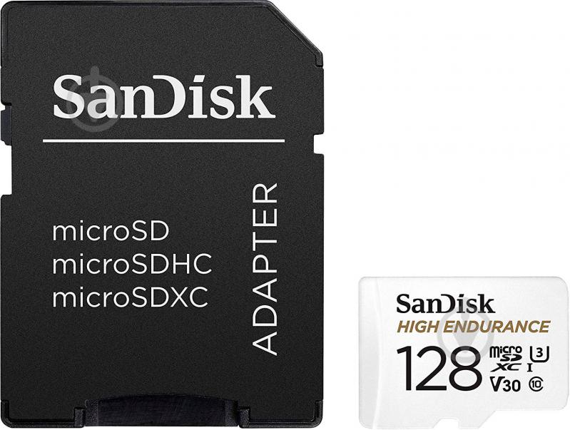 Карта памяти SanDisk microSDXC 128 ГБ Class 10 (SDSQQNR-128G-GN6IA) UHS-I U3 V30 R100/W40MB/s High Endurance - фото 3