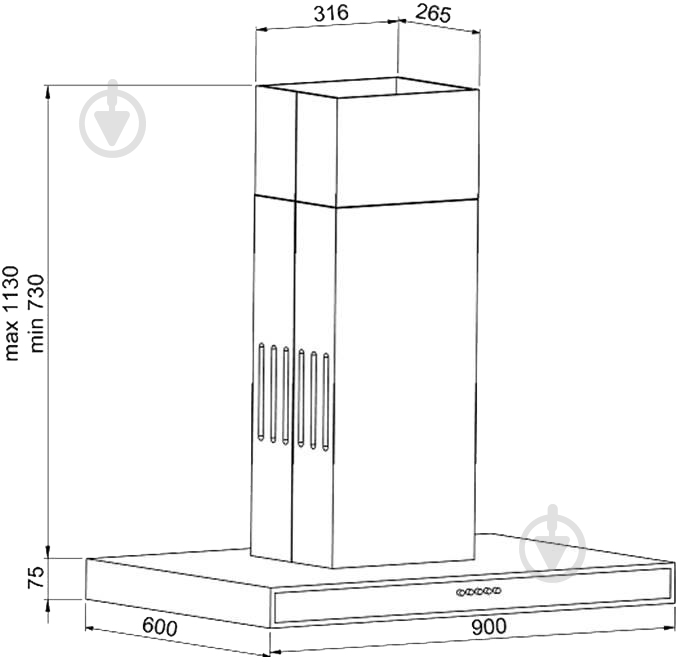 Вытяжка Zirtal OPERA SOFT ADA - фото 7