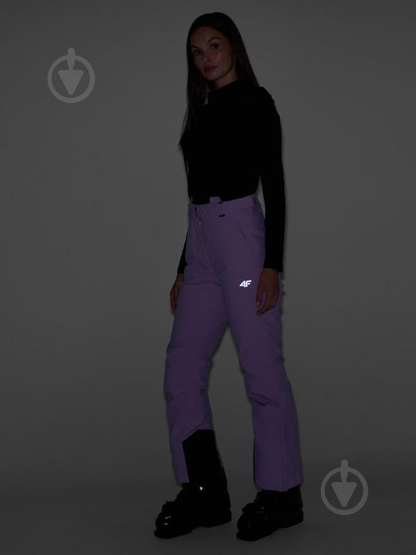 Штани 4F TROUSERS FNK F0754 4FWAW24TFTRF0754-52S р. S фіолетовий - фото 10