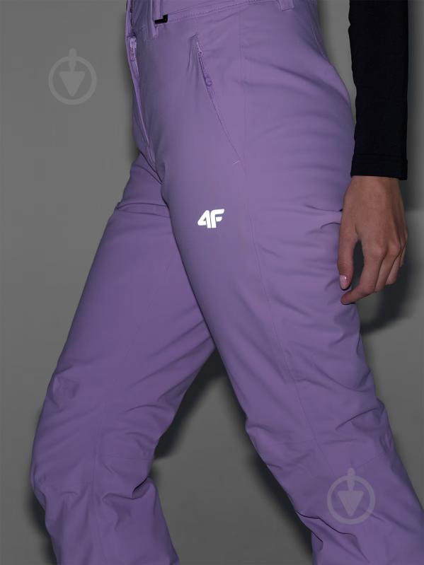Штани 4F TROUSERS FNK F0754 4FWAW24TFTRF0754-52S р. S фіолетовий - фото 11