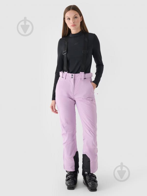 Штани 4F TROUSERS FNK F0754 4FWAW24TFTRF0754-52S р. S фіолетовий - фото 2