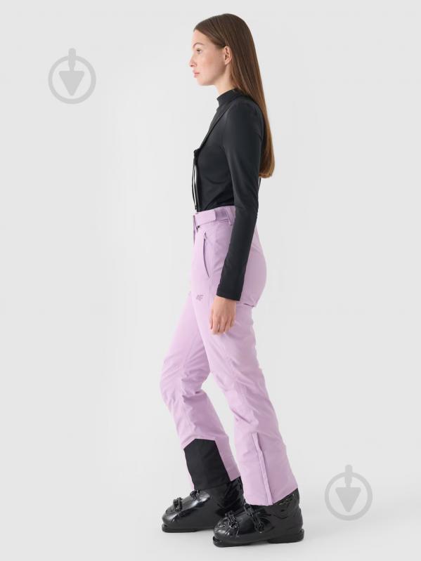 Штани 4F TROUSERS FNK F0754 4FWAW24TFTRF0754-52S р. S фіолетовий - фото 4