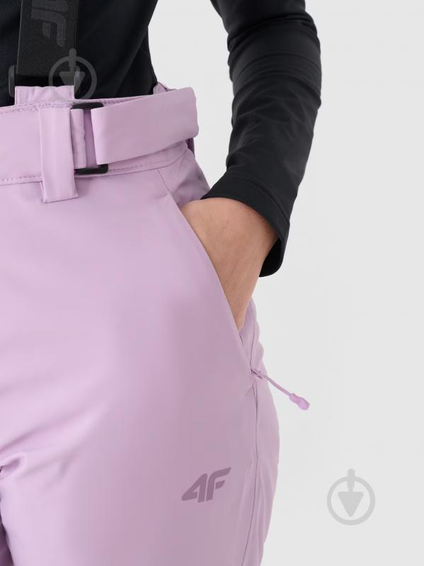 Штани 4F TROUSERS FNK F0754 4FWAW24TFTRF0754-52S р. S фіолетовий - фото 6