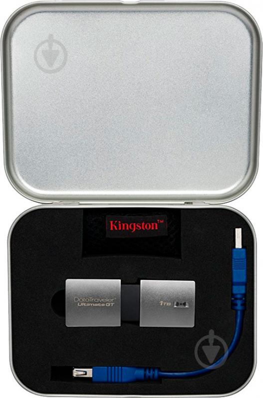 Флеш-память USB Kingston DataTraveler Ultimate GT 1 ТБ USB 3.1 silver (DTUGT/1TB) - фото 7