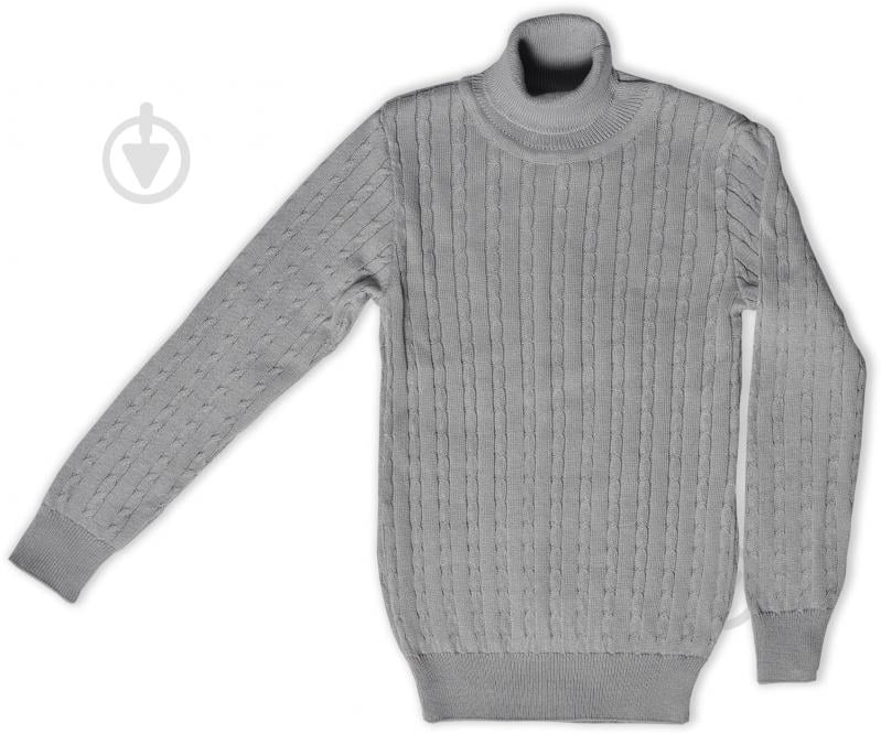 Джемпер унисекс р.128 серый 1284 - фото 1