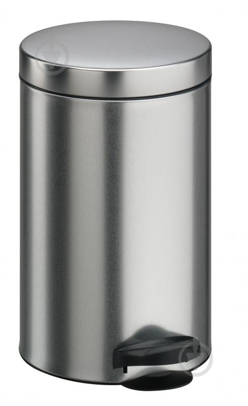 УЦЕНКА! Ведро для мусора Eurogold SIRIUS 14 л серебряный 801214 (УЦ №2864) - фото 1