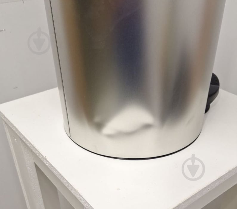 УЦЕНКА! Ведро для мусора Eurogold SIRIUS 14 л серебряный 801214 (УЦ №2864) - фото 3