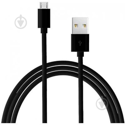 Дата-кабель Toto USB – microUSB 1 м чорний (F_52575) - фото 1
