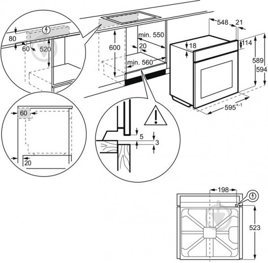 Духовой шкаф Electrolux OPEB4530X - фото 5