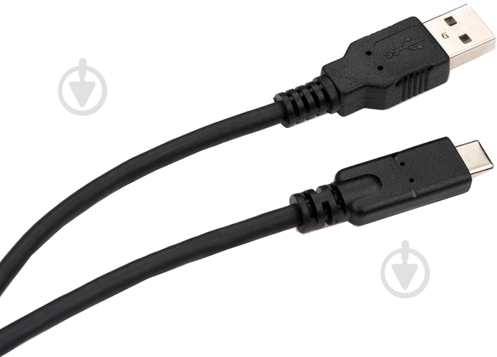 Дата-кабель Vinga USB 2.0 Type-C – AM 1 м черный (USBAMCM02-1.0) - фото 1