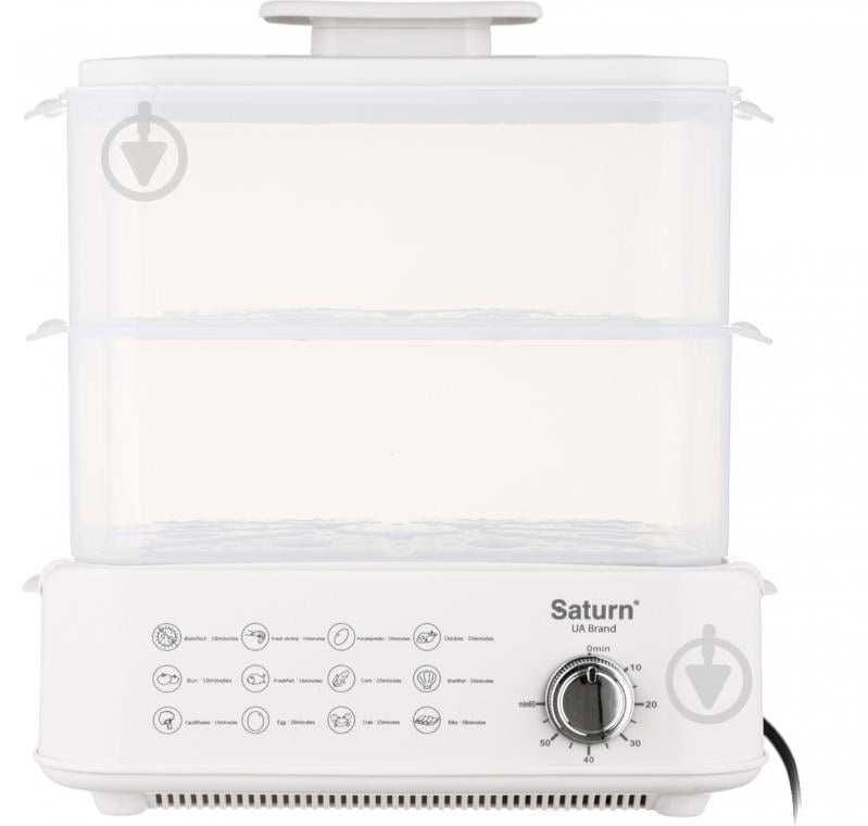 УЦЕНКА! Пароварка Saturn ST-EC1187 (УЦ №2865) - фото 6 УЦЕНКА! Пароварка Saturn ST-EC1187 (УЦ №2865) - фото 6