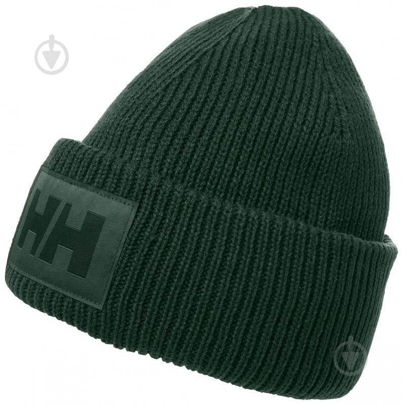 Шапка Helly Hansen HH BOX BEANIE 53648-390 р.os зеленый - фото 1 Шапка Helly Hansen HH BOX BEANIE 53648-390 р.os зеленый - фото 1