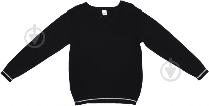 Джемпер для мальчика р.128 черный 1278 - фото 2