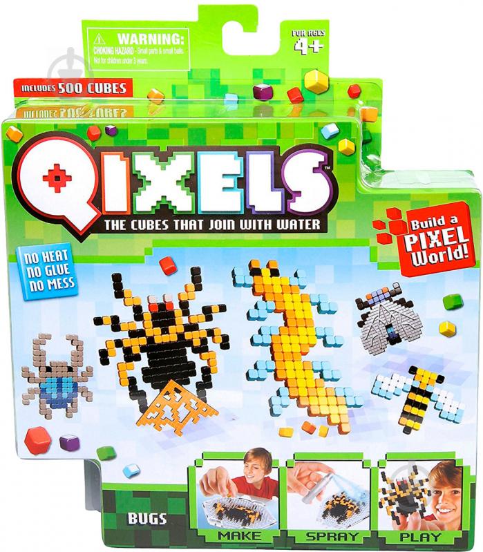 Игровой набор Qixels аквамозаика из пикселей Жуки 87042 - фото 1