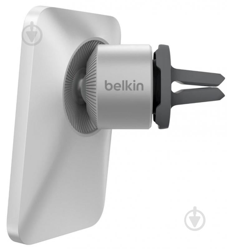 Автодержатель Car Vent Mount PRO MagSafe для iPhone 12 Belkin WIC002BTGR серебро - фото 4