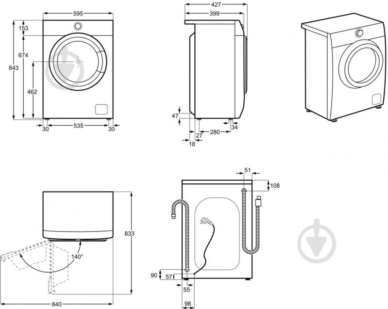 Стиральная машина Electrolux EW6S2R26SI - фото 7