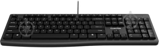 Клавиатура Canyon KB-50 USB (CNE-CKEY5-RU) black - фото 4