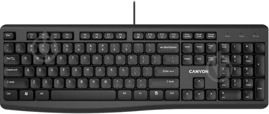 Клавиатура Canyon KB-50 USB (CNE-CKEY5-RU) black - фото 1