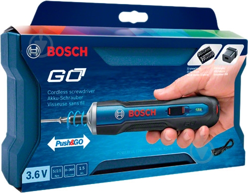 Викрутка акумуляторна Bosch GO Kit 06019H2021 - фото 3