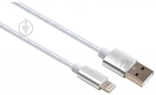 Дата-кабель Vinga USB 2.0 AM – Lightning 1 м серебристый (VCPDCLNB1S) - фото 5