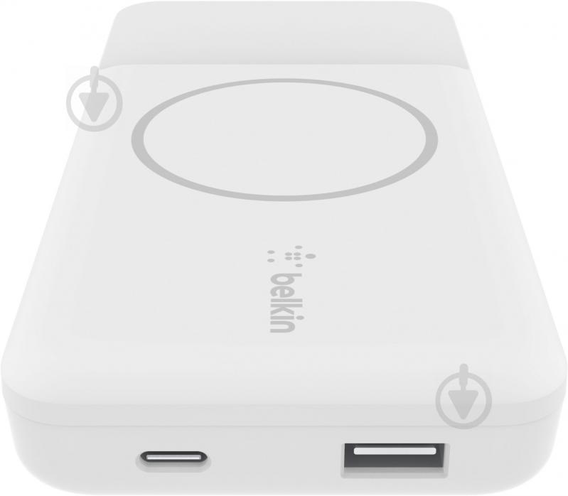 Повербанк Belkin MagSafe Wireless 10000 mAh white (BPD001BTWH) - фото 5