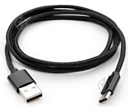 Дата-кабель Vinga USB 2.0 AM – Type-C 1 м черный (VCPDCTCNB1BK) - фото 2