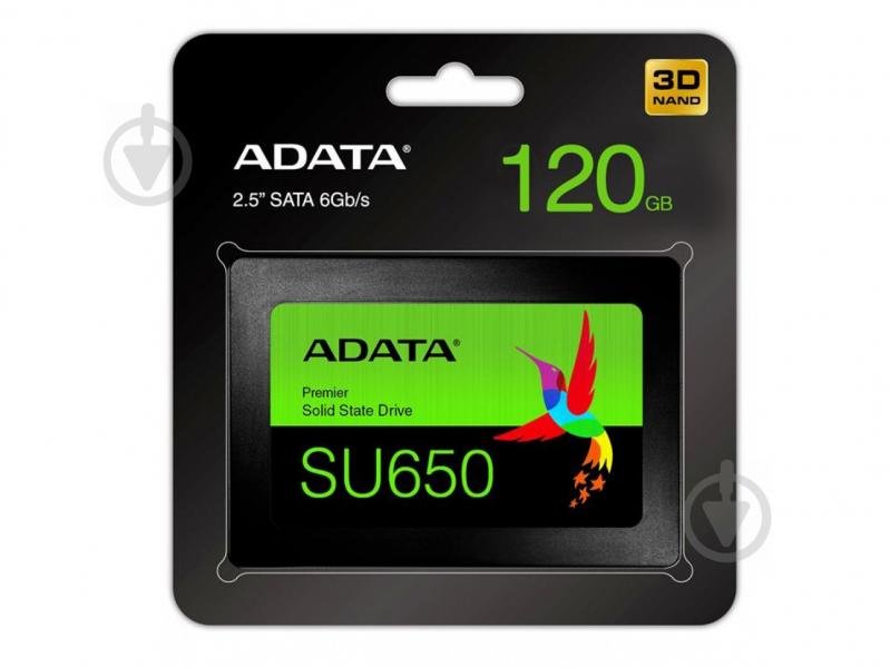 SSD-накопитель ADATA Ultimate SU650 120GB 2,5" SATA III NAND TLC (ASU650SS-120GT-R) - фото 4