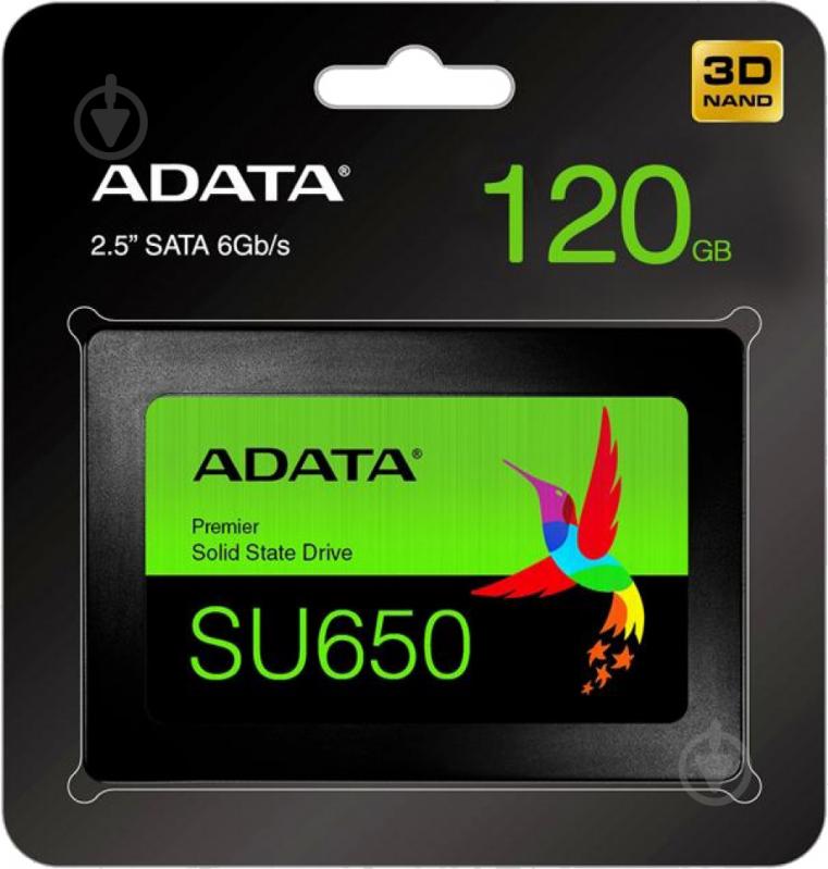 SSD-накопитель ADATA Ultimate SU650 120GB 2,5" SATA III NAND TLC (ASU650SS-120GT-R) - фото 5