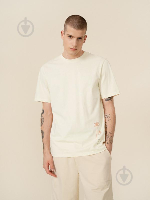 Футболка Outhorn TSHIRT M464 OTHSS23TTSHM464-11S р.L бежевий - фото 1