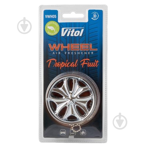 Ароматизатор на дзеркало Vitol Wheel Tropical Fruit 4 мл - фото 1