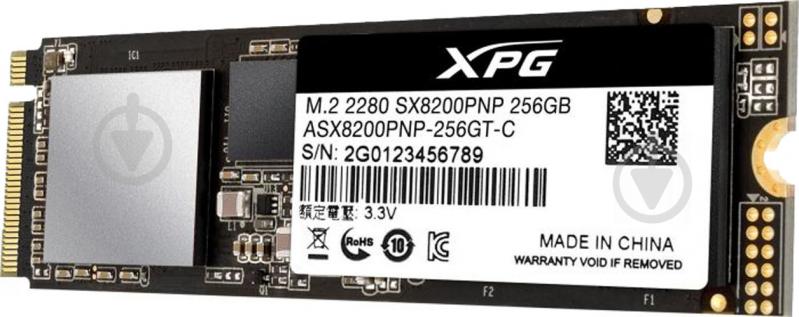 SSD-накопитель ADATA XPG SX8200 Pro 256GB M.2 PCI Express 3.0 x4 NAND TLC (ASX8200PNP-256GT-C) - фото 4